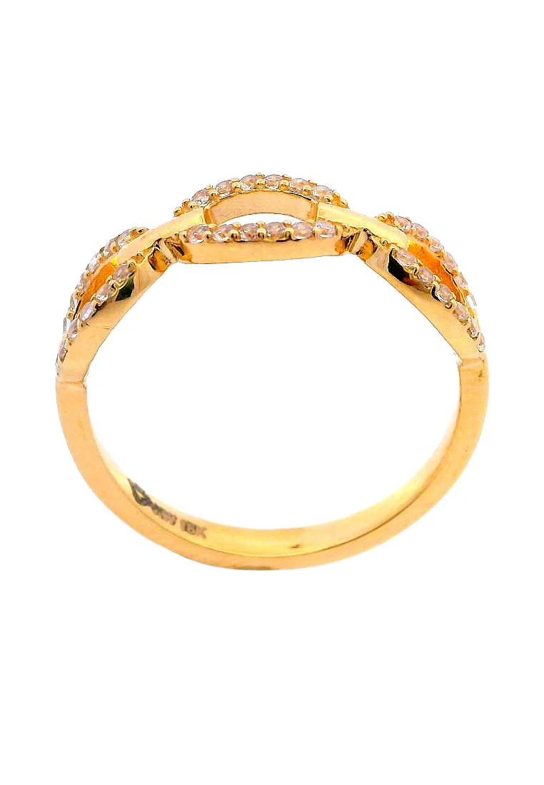 Gold Ladies Ring (GRL-6443) - Image 3