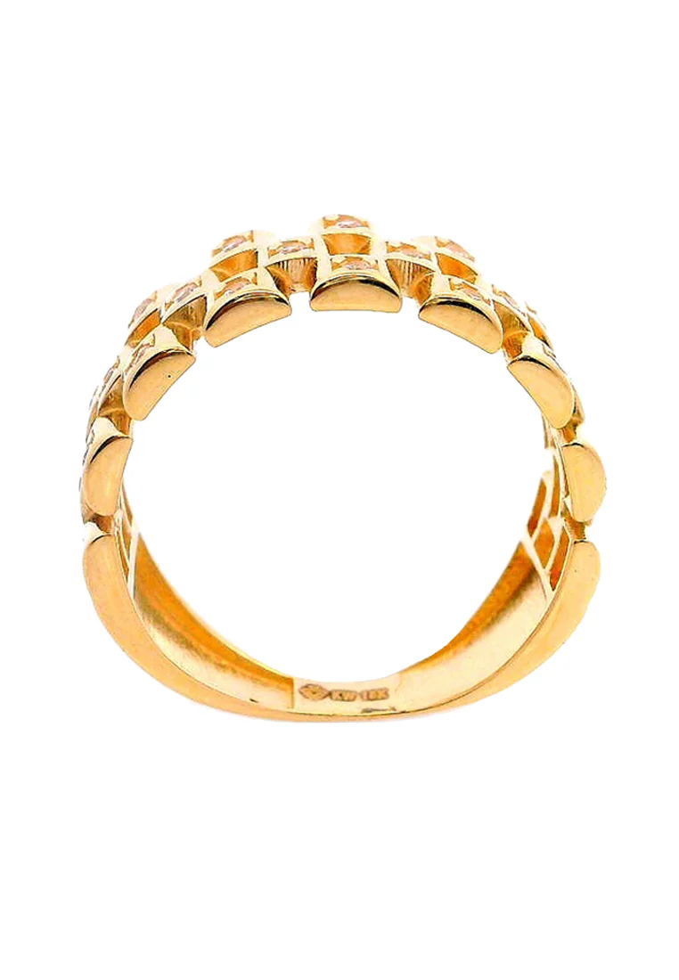 Gold Ladies Ring (GRL-6445) - Image 3