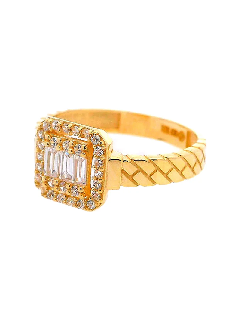 Gold Ladies Ring (GRL-6448) - Image 2