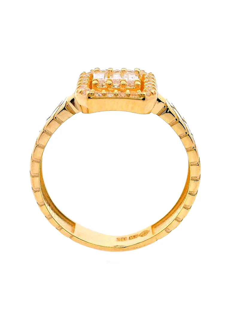 Gold Ladies Ring (GRL-6448) - Image 3