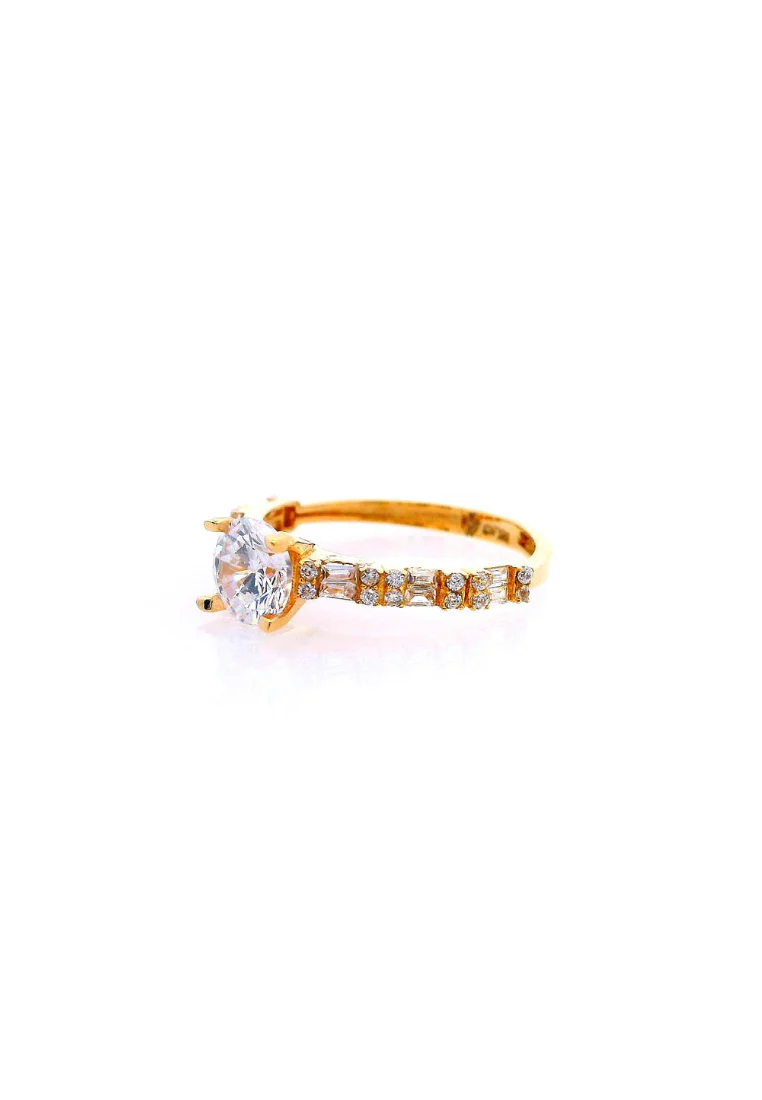 Gold Ladies Ring (GRL-6473) - Image 3
