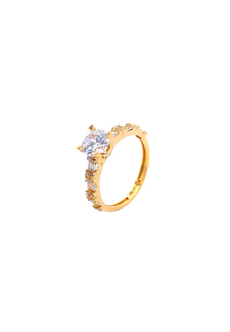 Gold Ladies Ring (GRL-6473) - Image 2