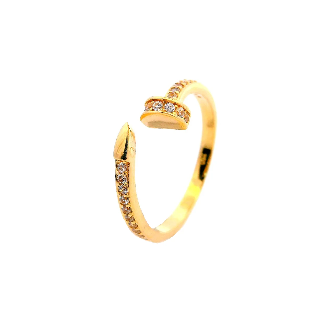 Gold Ladies Ring (GRL-6622) - Image 3