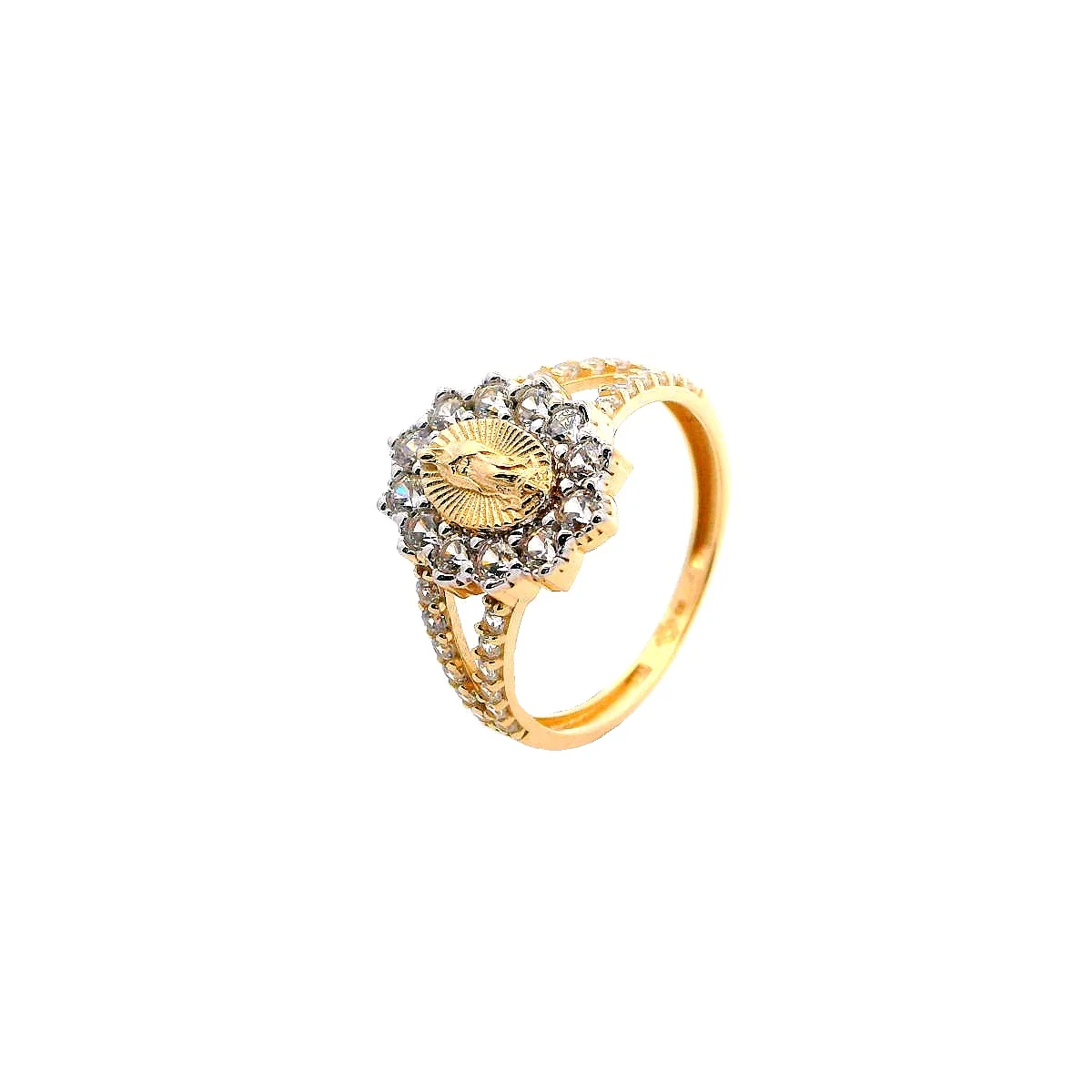 Gold Ladies Ring (GRL-6710) - Image 3